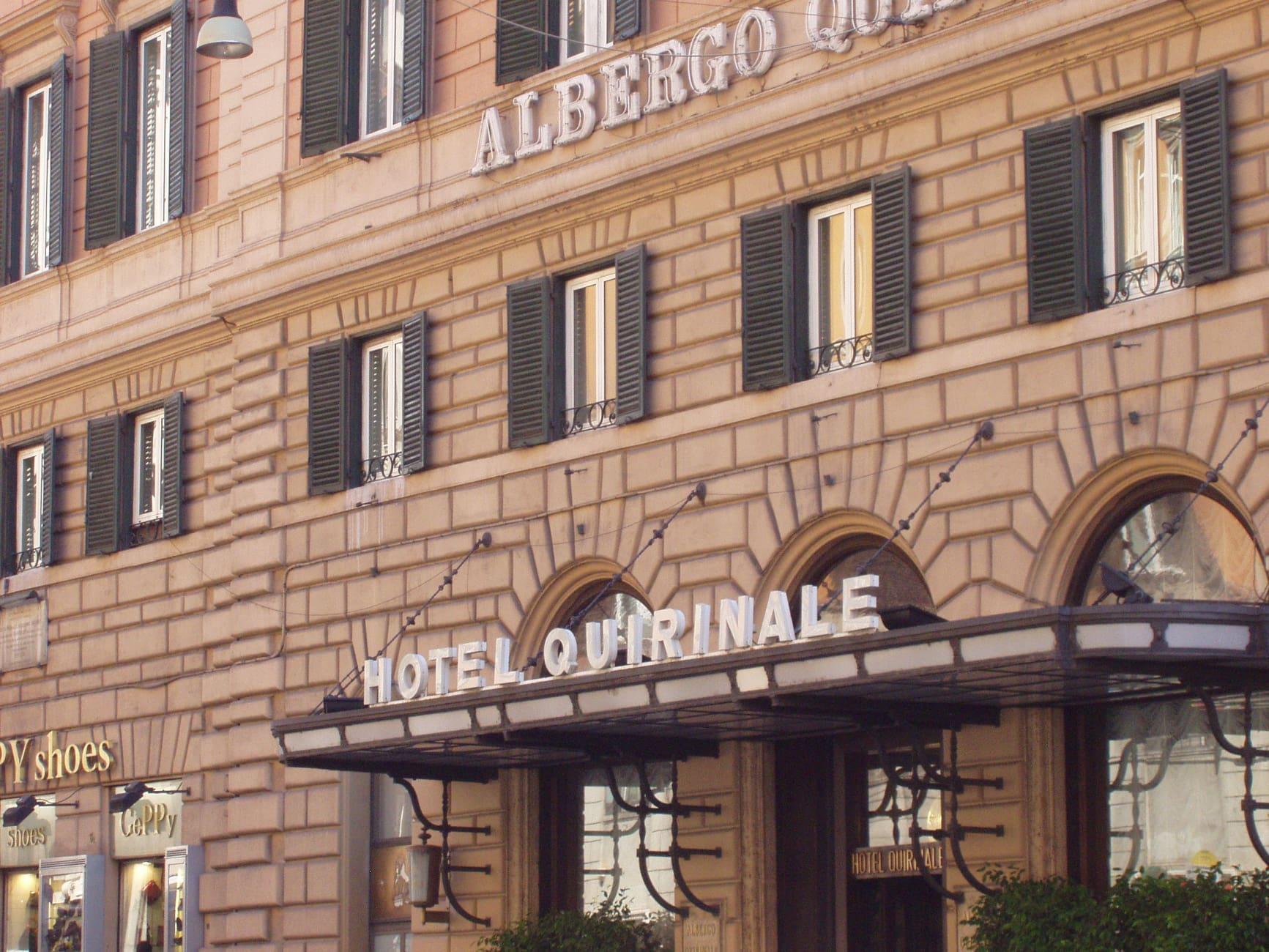 Hotel Quirinale Rome Exterior photo